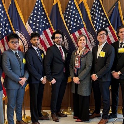 (Via UConn Today) UConn Stamford Students Rub Elbows with Fed Chair During D.C. Visit